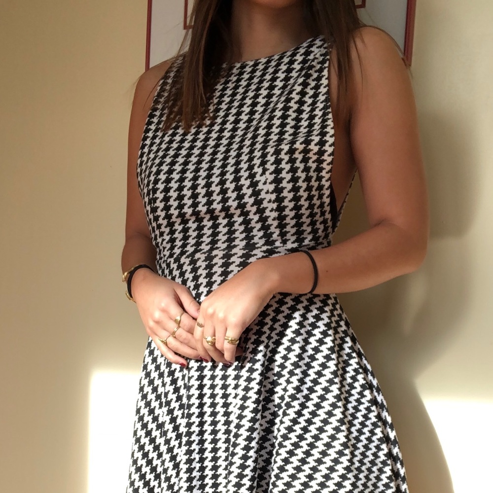 Small Houndstooth American Apparel Dress